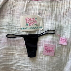 NWT - The Bikini Block - Wednesday Bottoms - Thong